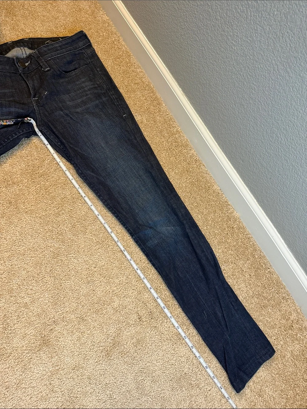William Rast Dark Blue Women’s Ultra Skinny Jeans Size 26 - Picture 12 of 13